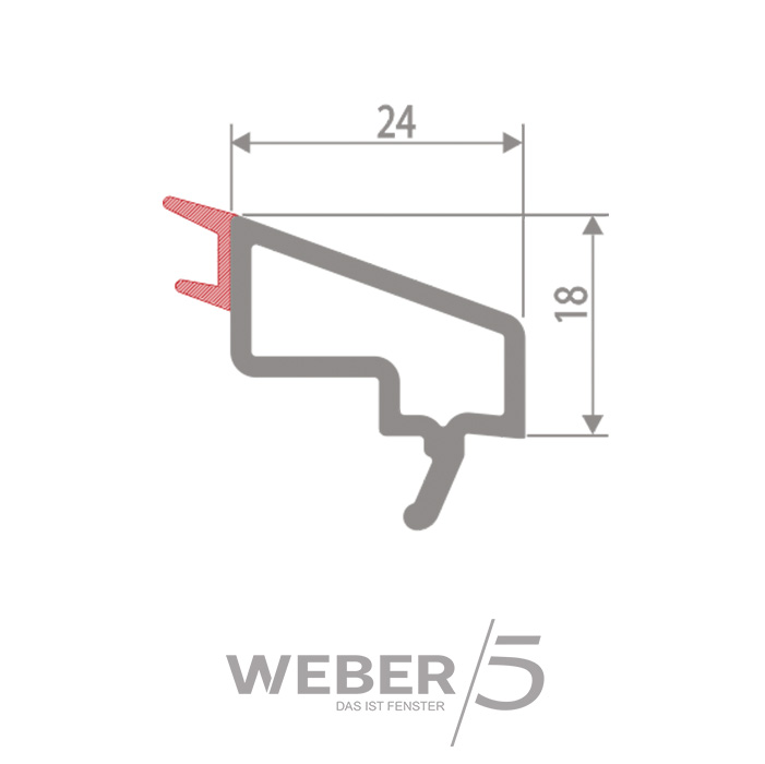 Штапик стандартный 24 мм в Туркестане