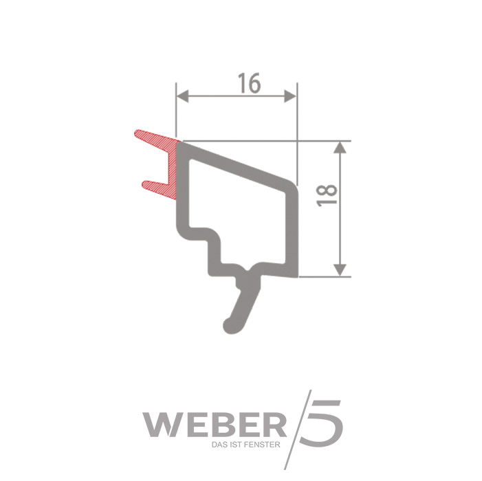 Штапик стандартный 16 мм в Туркестане