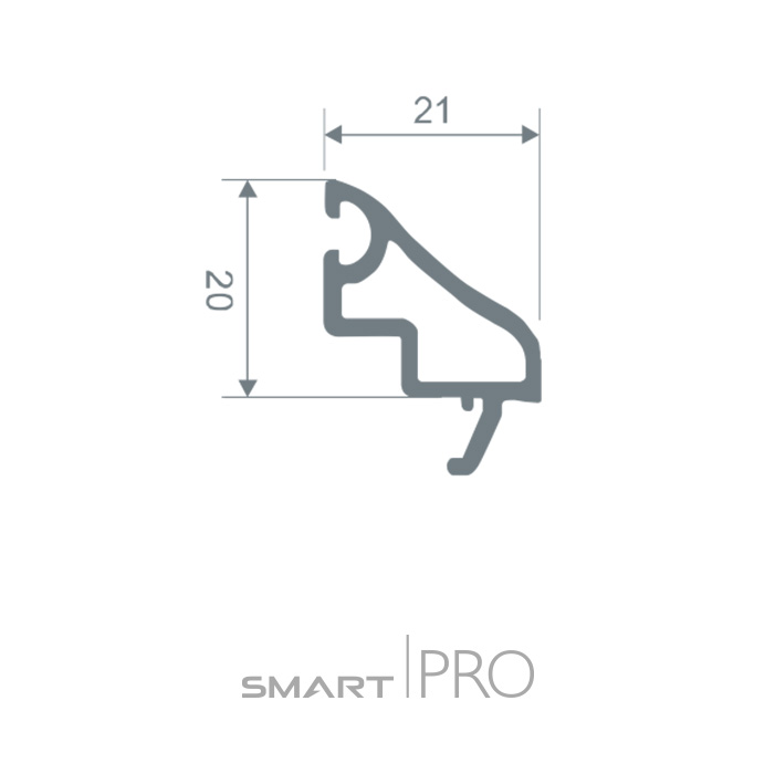 Штапик универсальный 20 мм в Туркестане