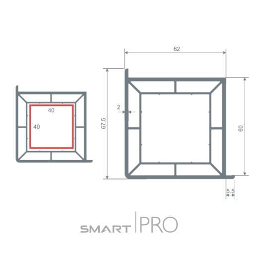 Профиль углового соединения (60) в Туркестане