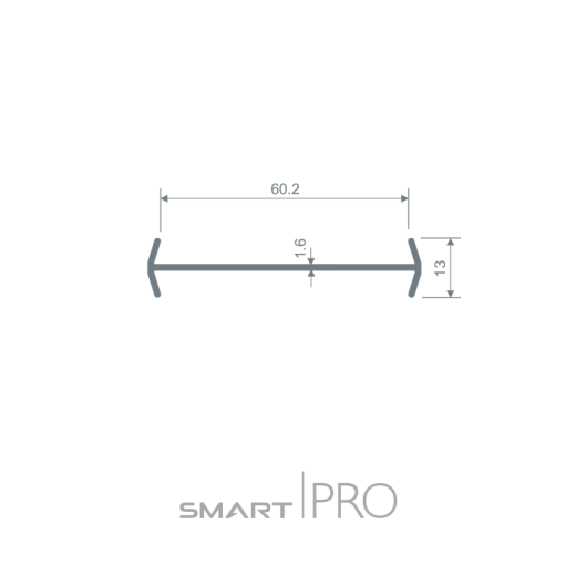 Соединительный профиль (нащельник) (60) в Туркестане